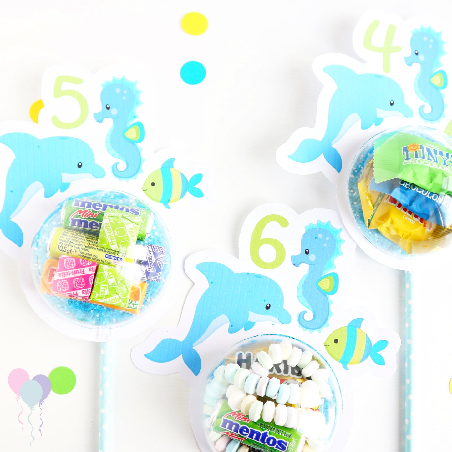 Dolfijn traktatie bol cijfer 1