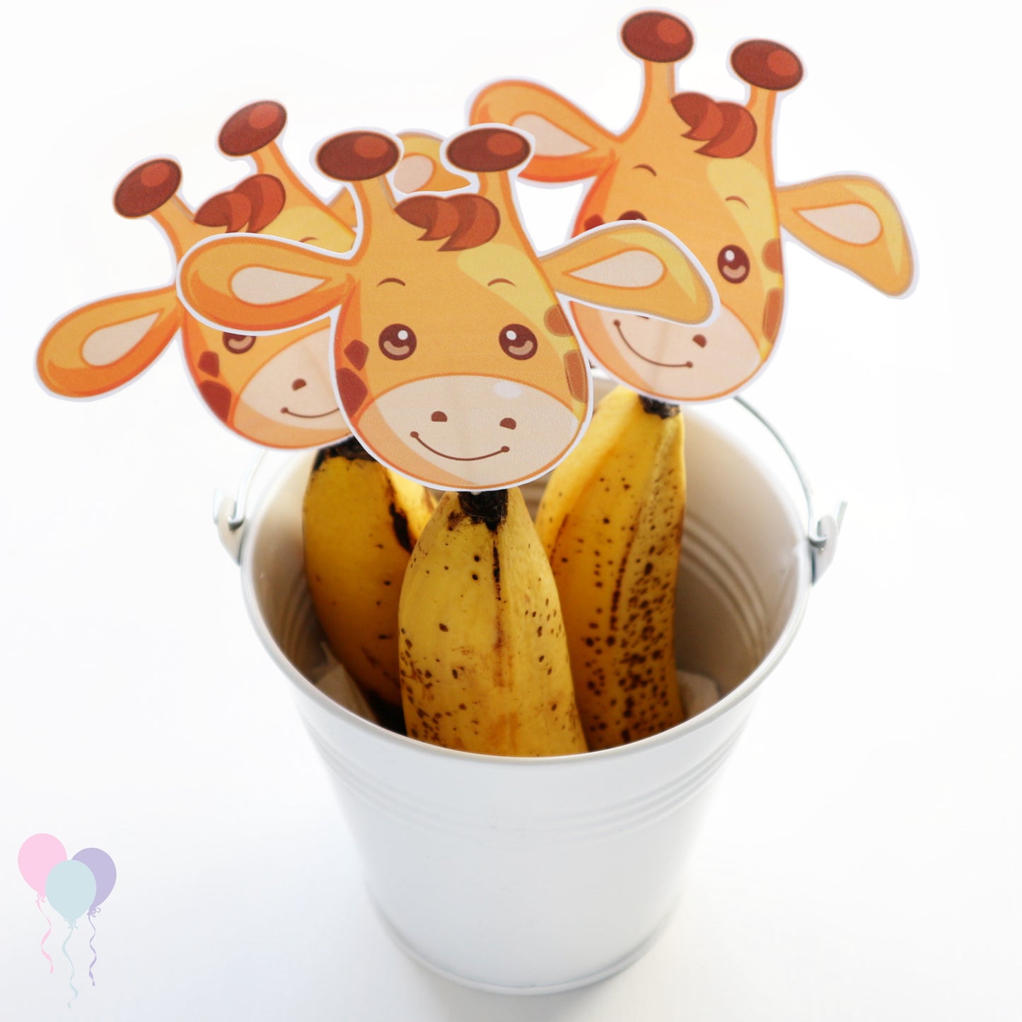 Giraf hoofdjes traktatie plaatjes