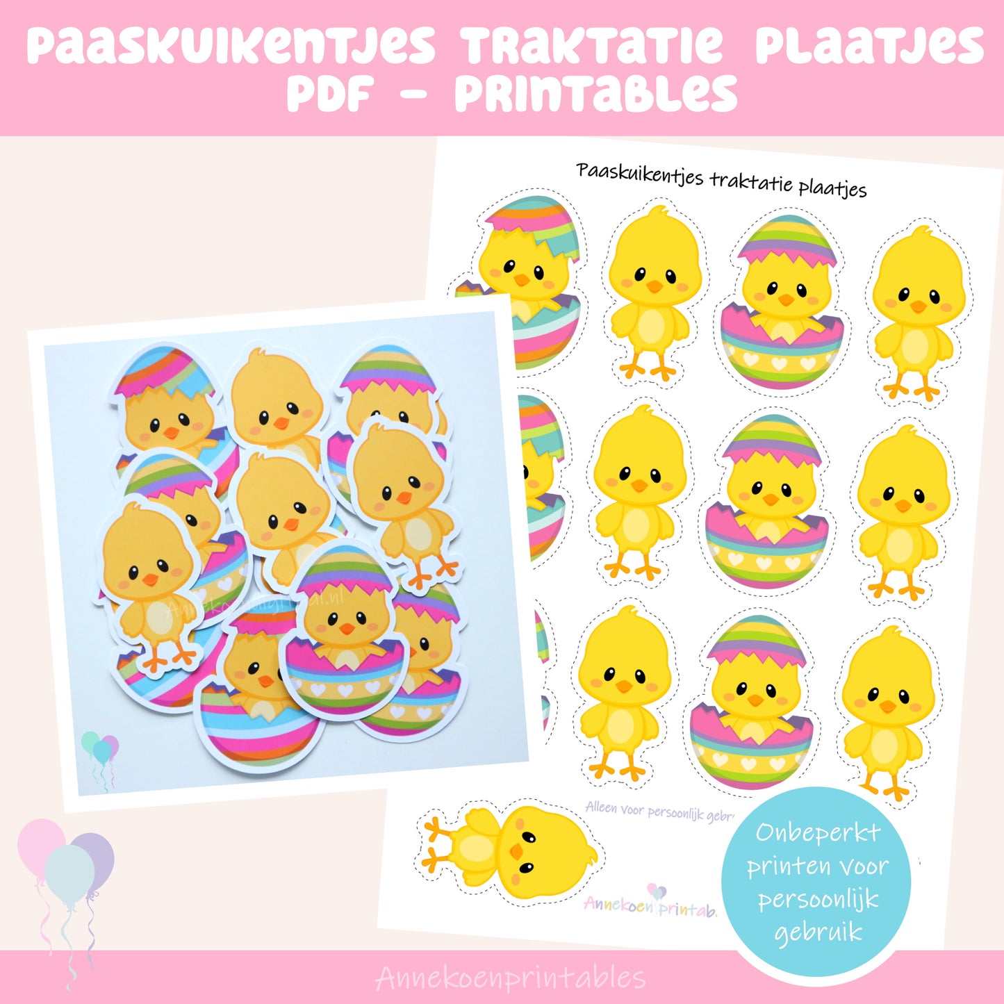Paasfeest bundel printables