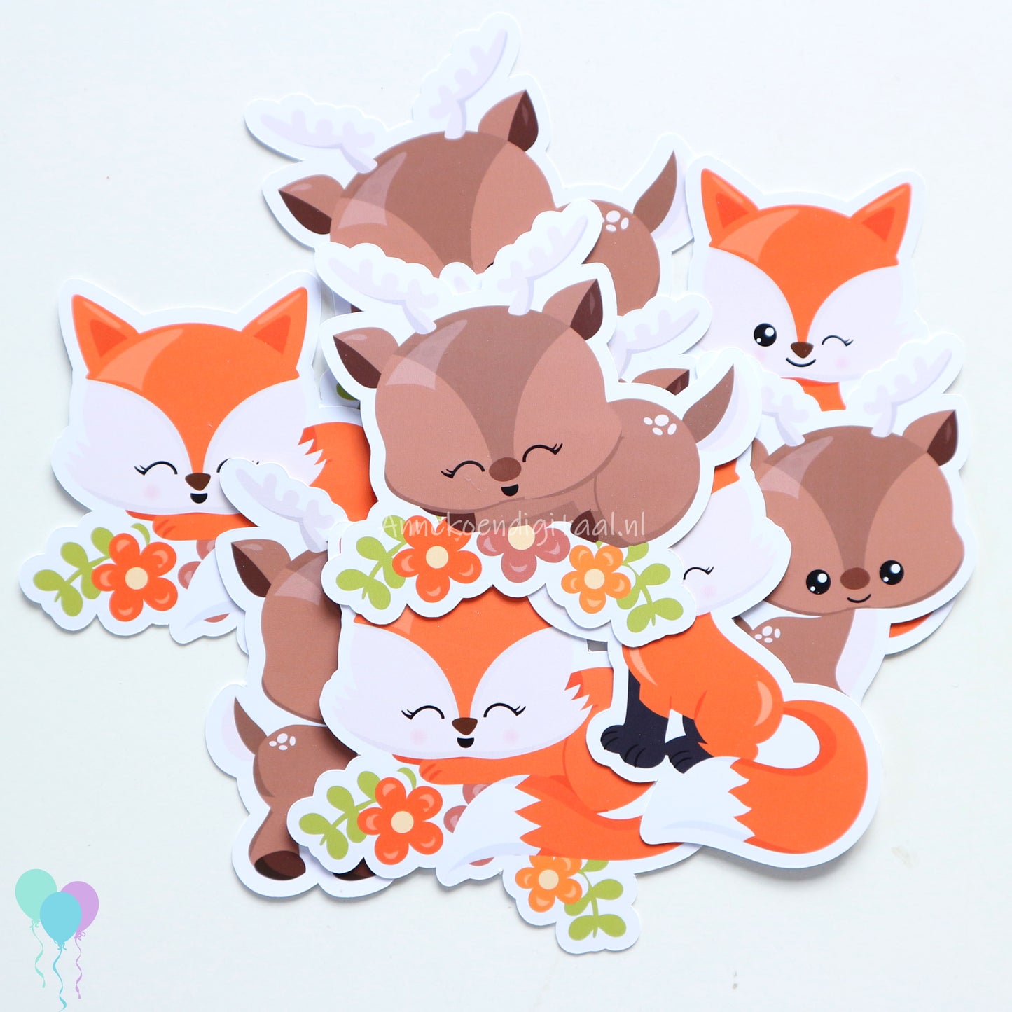 Woodland traktatie plaatjes