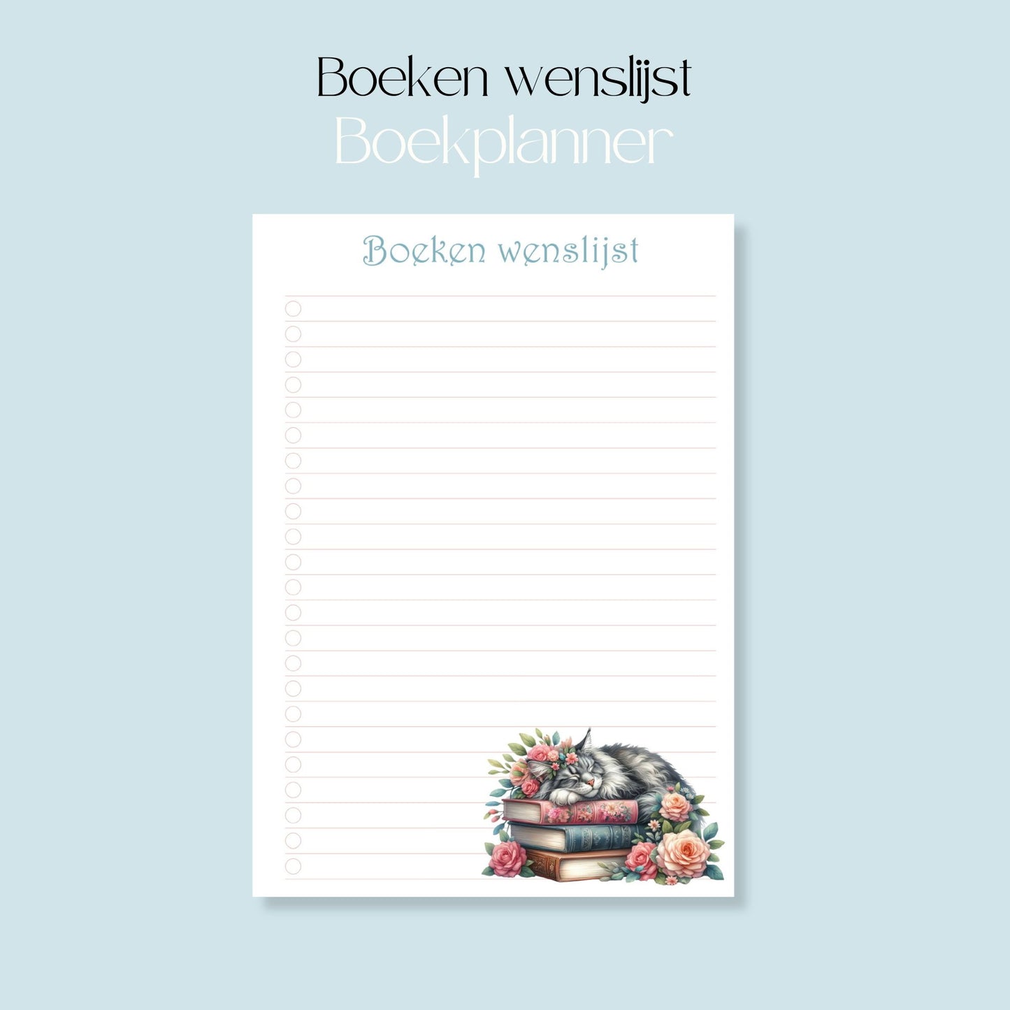 Boeken wenslijst Boekplanner