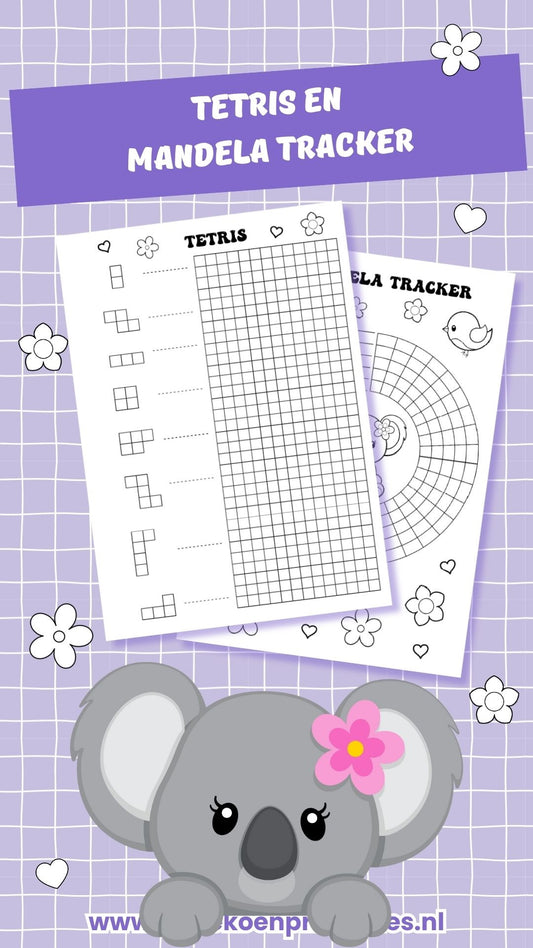 Februari Journal Tetris en Mandela tracker