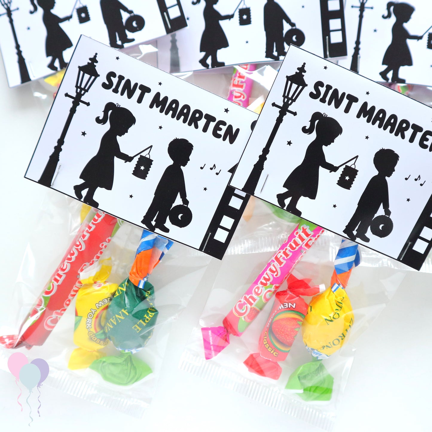 Sint Maarten traktatie zakje label